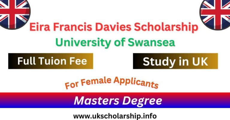 Eira Francis Davies Scholarship For Master Degree